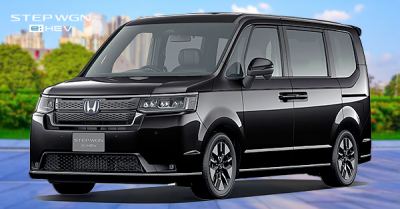 Warna Crystal Black Pearl New STEP WGN Hybrid EV