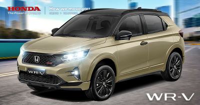 Warna New Sand Khaki Pearl Two Tone New Honda WR-V tipe RS