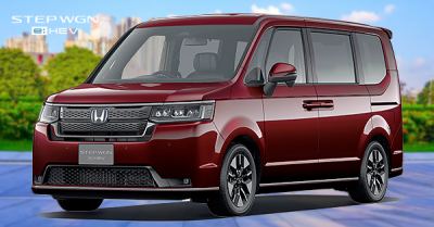 Warna Premium Crystal Garnet Metallic New STEP WGN Hybrid EV