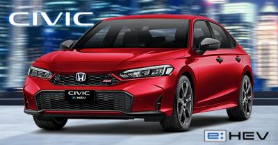 Warna Ignite Red Metallic Honda Civic RS Hybrid EV