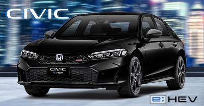 Warna Crystal Black Pearl Honda Civic RS Hybrid EV
